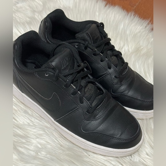 Womens Nike Ebernon Low black white sneakers - Picture 4 of 10